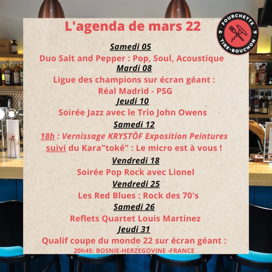 L’agenda de mars