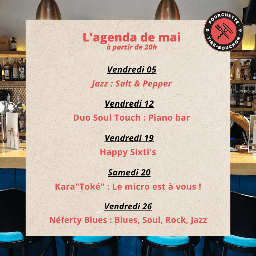 L’agenda de mai